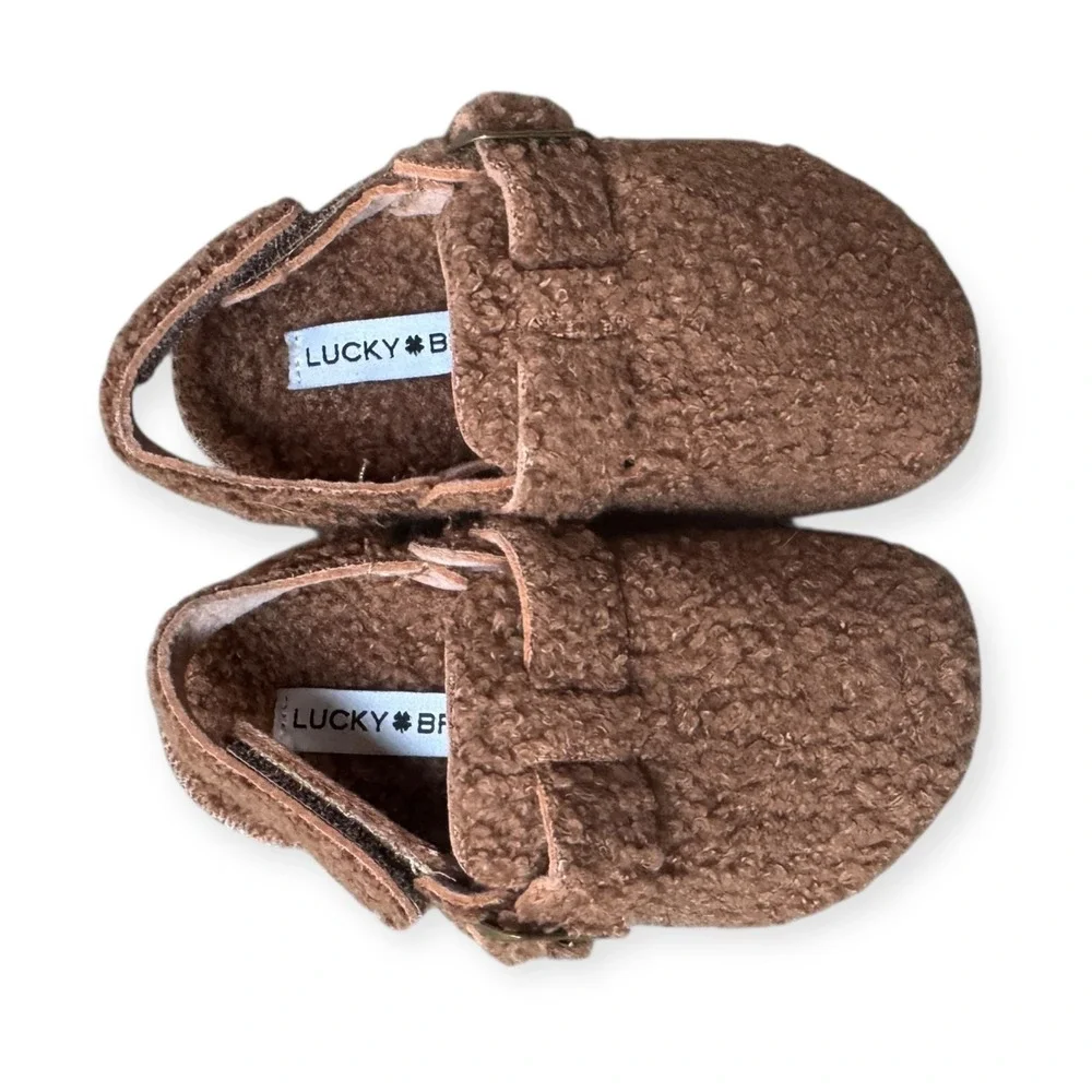 NWOT‎ Lucky Brand Kids Sherpa Clogs Toddler Size 8